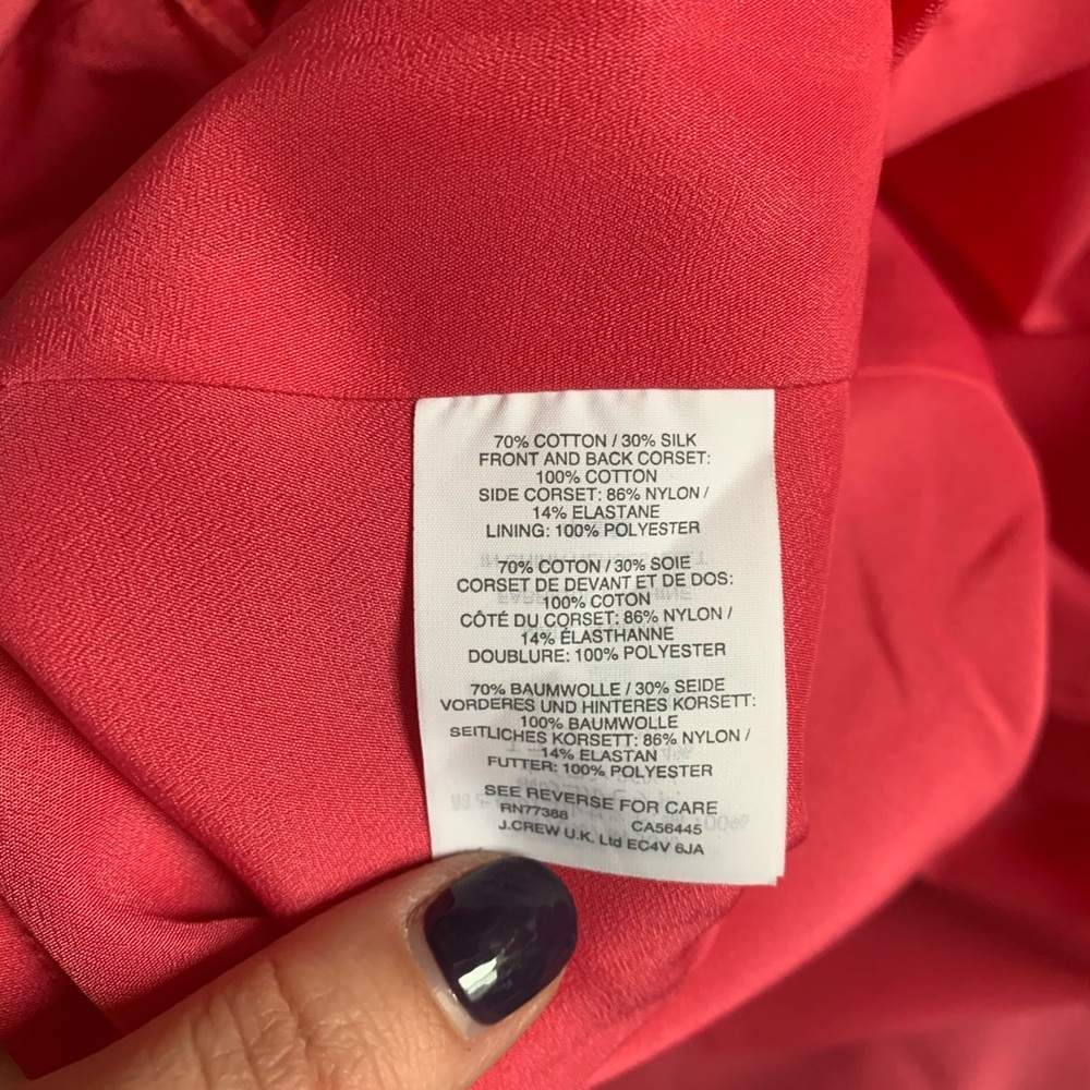 J. Crew Ruffle Hem Cocktail/Formal Dress - Picture 8 of 8